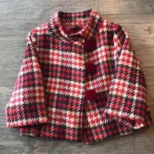 Miss Me Coat Houndstooth